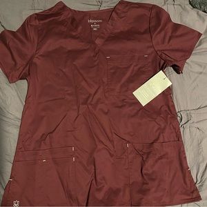 Maevn Blossom Scrubs Top